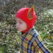 Sooper Hero Cap Fire Red