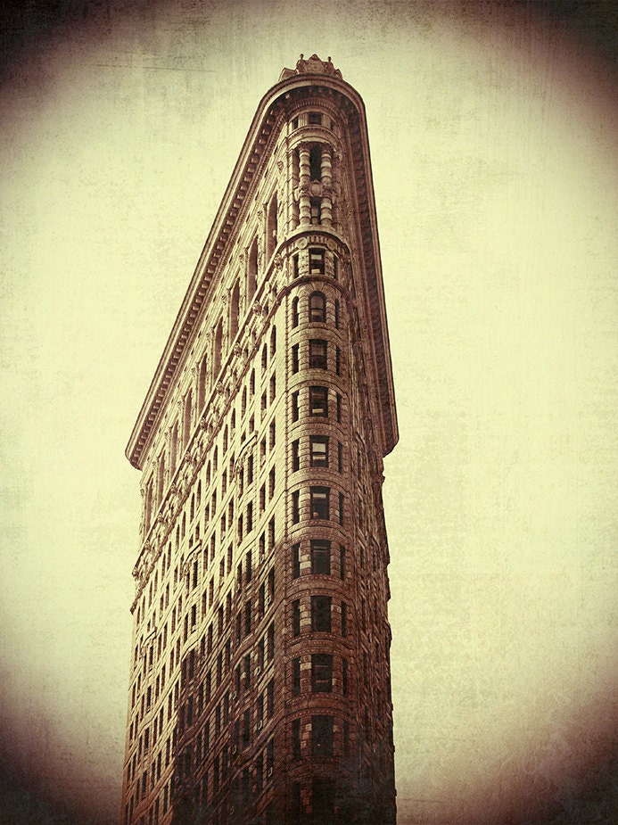 New York Photo - Flatiron Building - 8x12 Metallic Photo