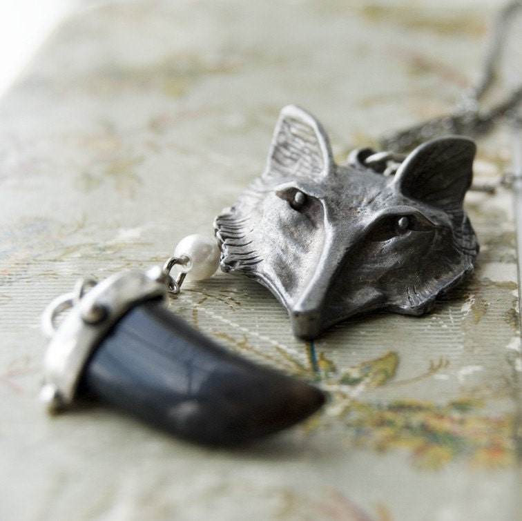 NEW The Fox and the Crow Necklace