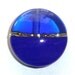 Lampwork Glass Bead Focal Spree SILVERED LAPIS (FS819)