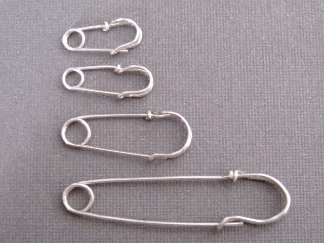 mini SAFETY PIN earrings in 14K Rose gold filled -- the cutest and smallest safety pin ever
