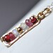 Custom Grandmothers birthstone necklace, FAMILY LINE 14K gold filled, genuine gemstones -- 7 stones