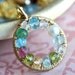 WE ARE FAMILY custom mothers grandmothers birthstone necklace -- sterling silver or 14K gold filled
