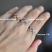 two (2) TINY BOW rope friendship rings - 14k rose gold filled /  14K yellow gold filled / sterling silver twisted wire