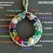 custom mothers family birthstone necklace Open Heart (small) sterling silver - 4 stones