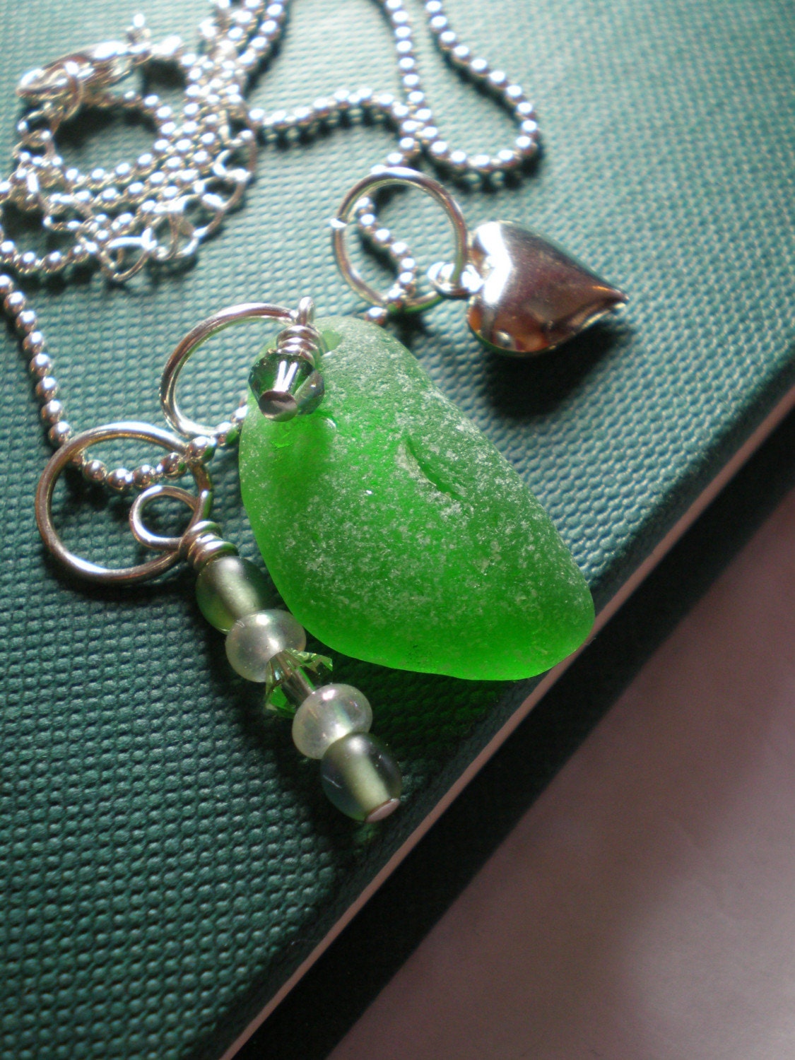 Dropkick Murphys - Genuine Sea Glass Jewelry - Cluster Necklace