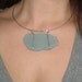 The Big Blue Sea - Genuine Sea Glass Choker