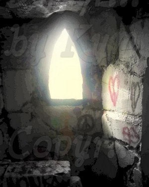 Digital Photograph, Fine Art Photo, Buddhist Temple Graffiti