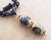 Stormy Seas Lampwork Pendant