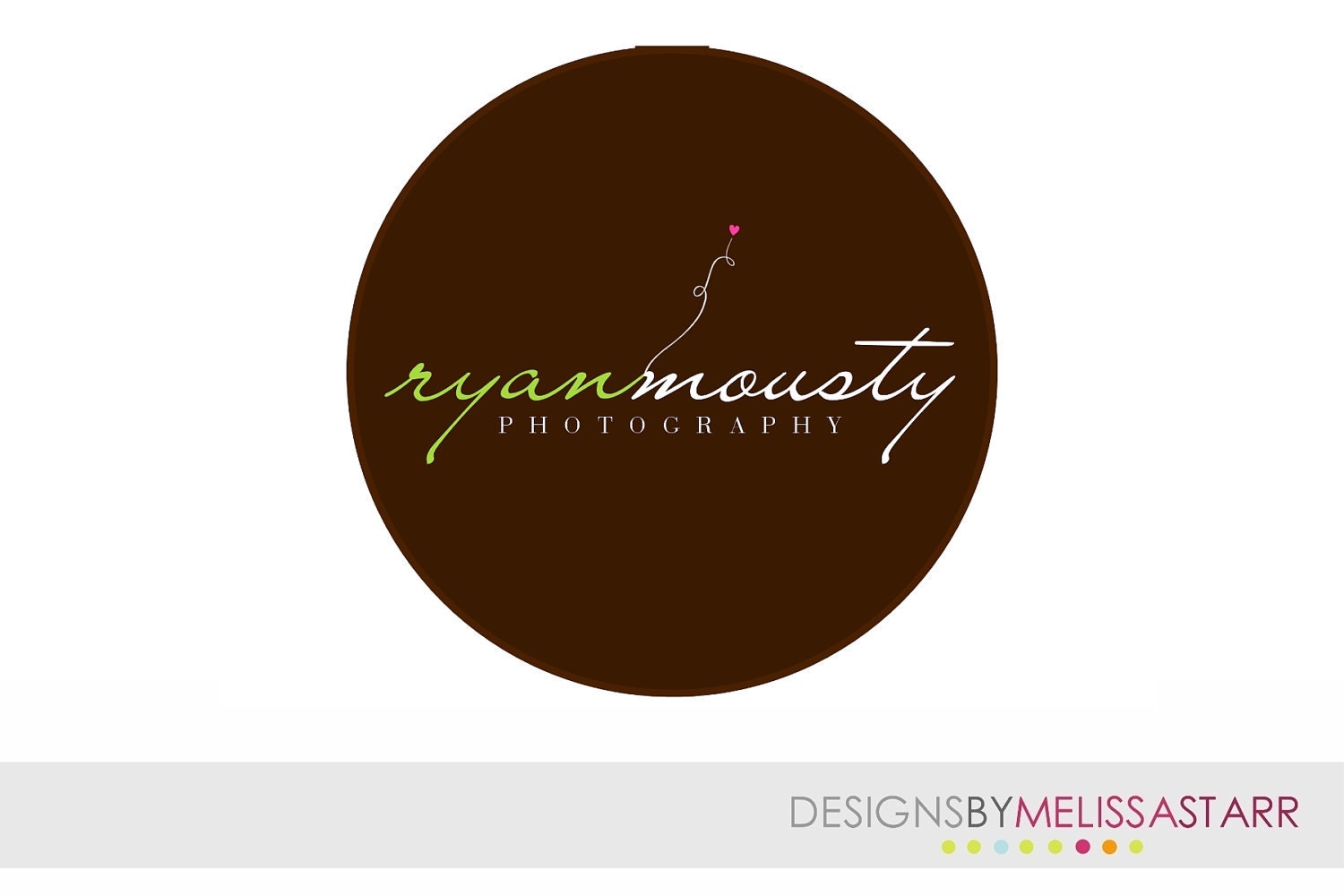 Custom Business Premade Photography Studio Digital Logo Watermark