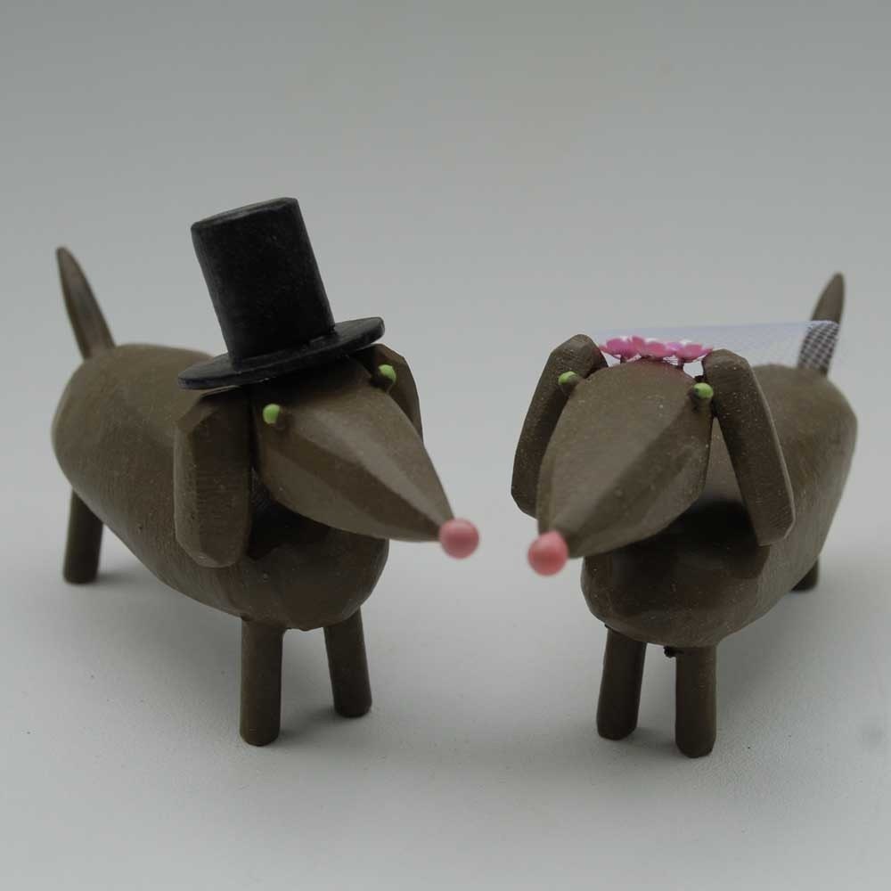 Bride and Groom Dachshunds