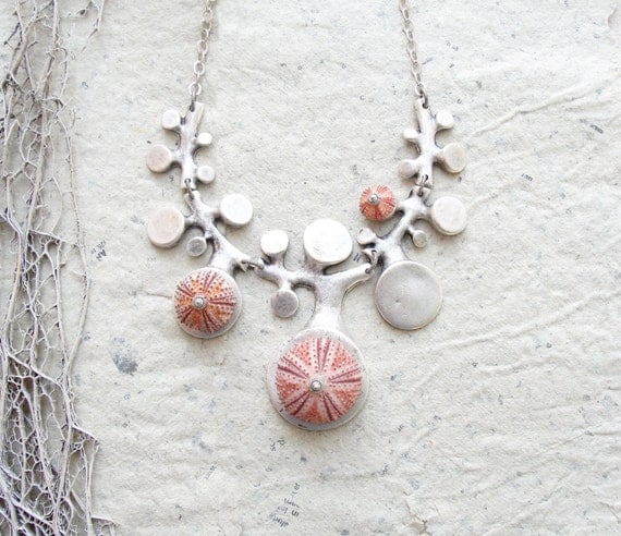 Sea Urchin Collection - Organic Pink Necklace