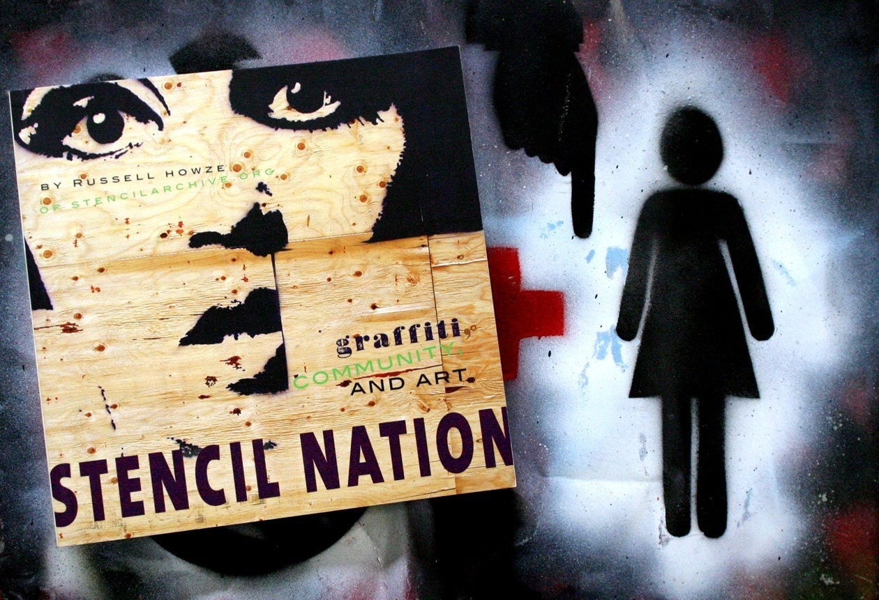 Stencil Nation Graffiti Community and Art Book Stencil Tutorial and Photos