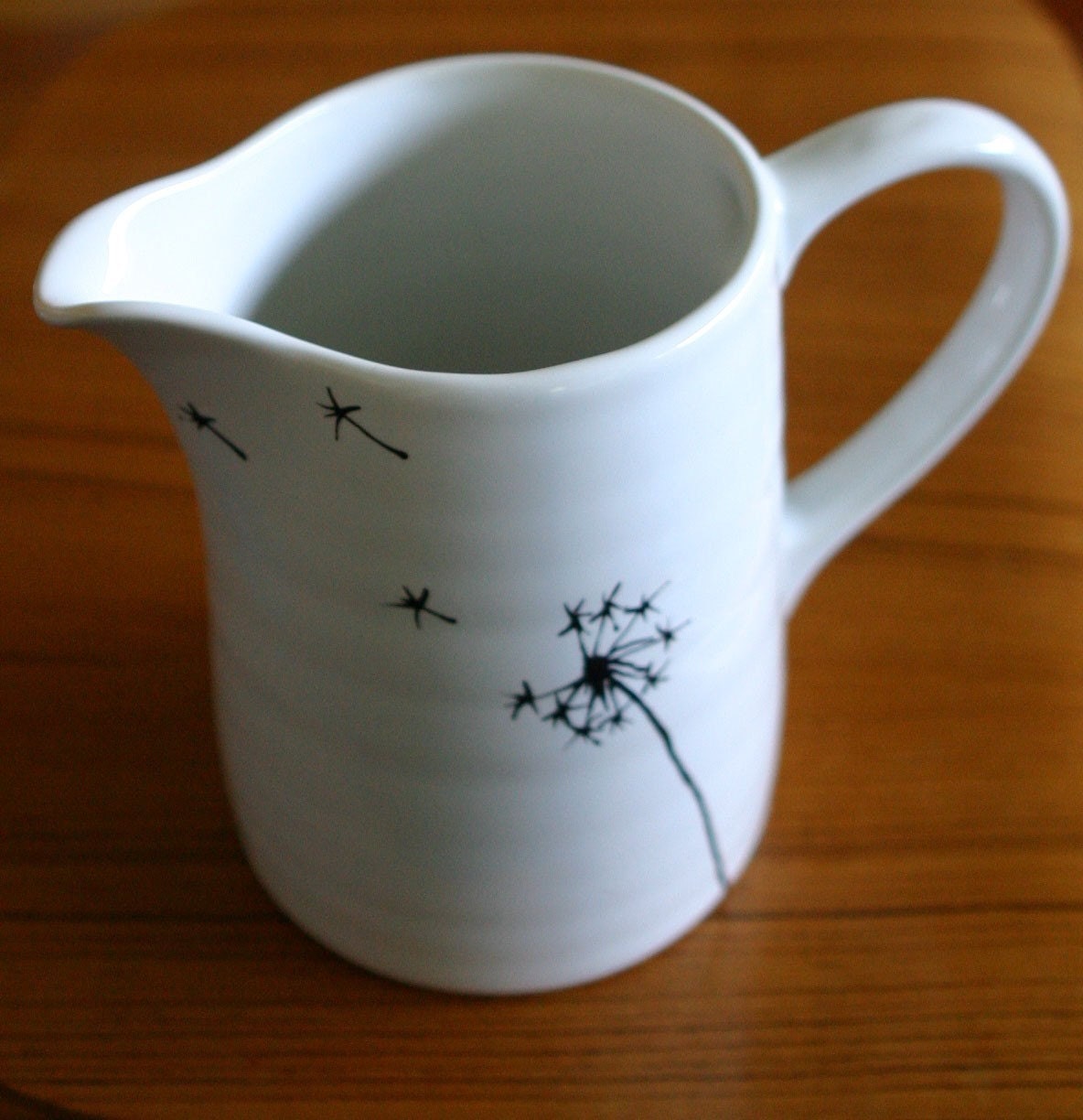 SALE Dandelion Flower Pitcher