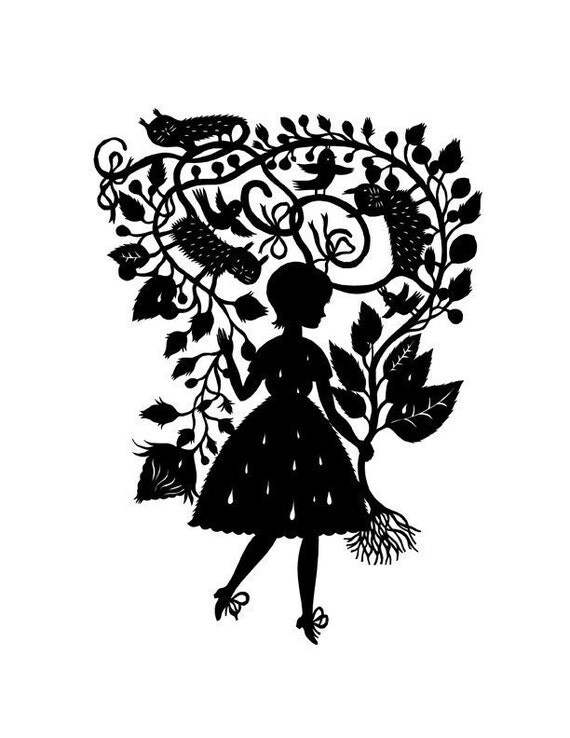 PRINT from one of my original papercuts