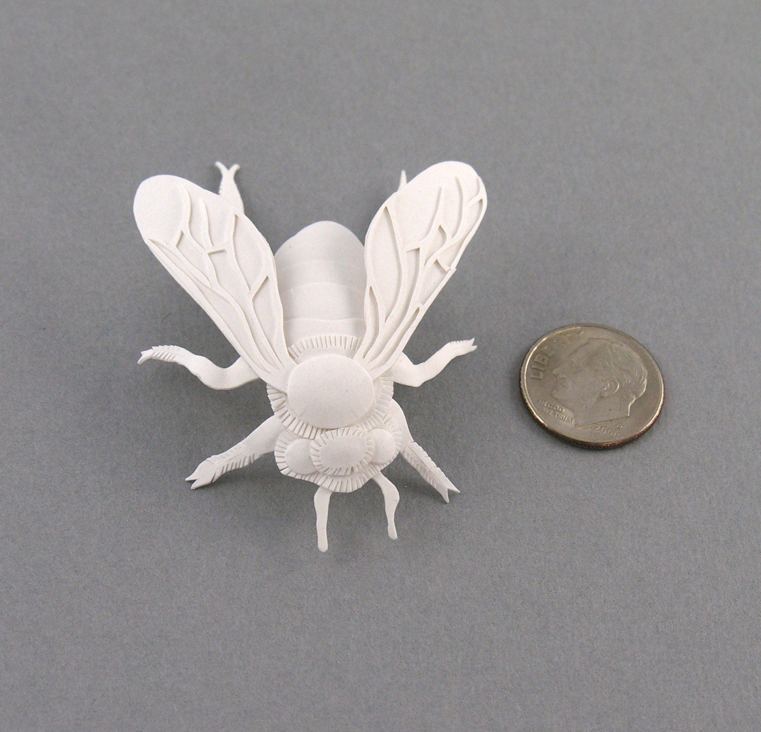 Bee Miniature Paper Sculpture