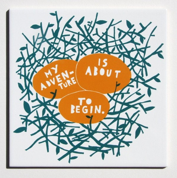 My Adventure ceramic tile