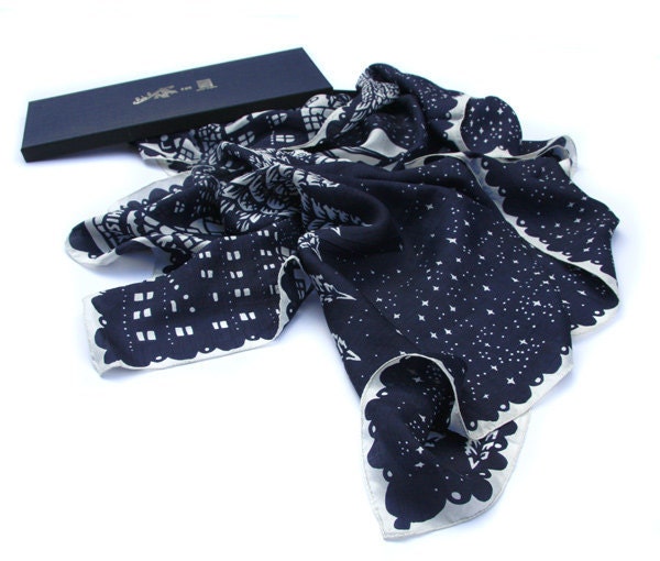 Look Closer Silk Scarf