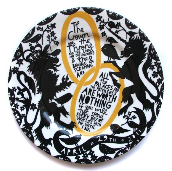 Royal Wedding plate