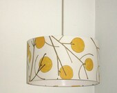 14 inch Yellow branches wallpaper lamp shade