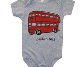 London Bus Onesie Double Decker Bus Bodysuit Lap Tee