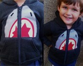 Jaws Shark SET OF 2 Fathers Day Hoody Set for Daddy, Son or Daughter Hoodie