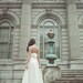 Natural White Annie Wedding Gown Silk Hand Gathered Bustier Gown
