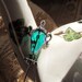 The March Hare's Crystal Pot of Green Tea Victorian Hat Pin