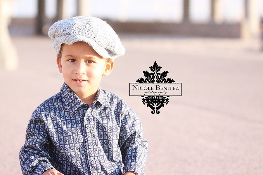 Children's Boys Toddler Snap Shirt -L/S Blue by Kait Emerson