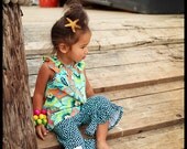 TODDLER  Summer Bliss Ruffle Capri