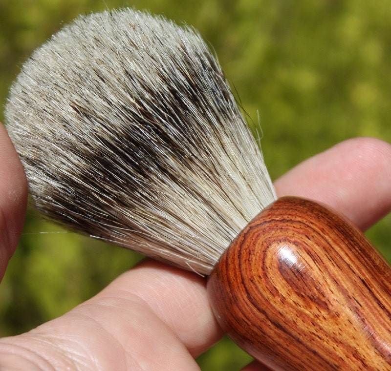 Shave Brush - Honduran Rosewood Silvertip Badger Hair Shave Brush