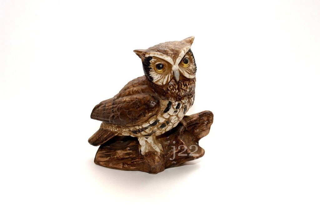 vintage HOMCO owl figurine by june22 on Etsy