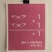 CUSTOM...The New Math...enGAYgement...Giclee Print Poster in Peony...8x10