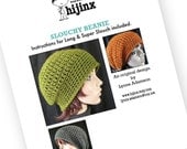 PDF PATTERN Slouchy Beanie Includes Long and Super Slouch Instructions