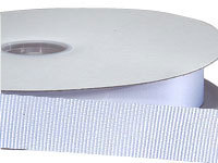 Eco Grosgrain RIBBON - Recycled Bottles - White - 7/8 - Free US Shipping