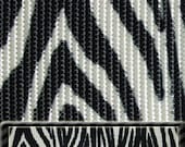Patterned WEBBING - 2" Strap - Zebra