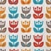 Jessica Jones LAMINATED FABRIC - Home Decor - Outside Oslo - Tulip - Dawn