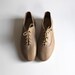 shoes 7.5 (men's 6) nude leather Capezio jazz shoes. flats. suede soles.