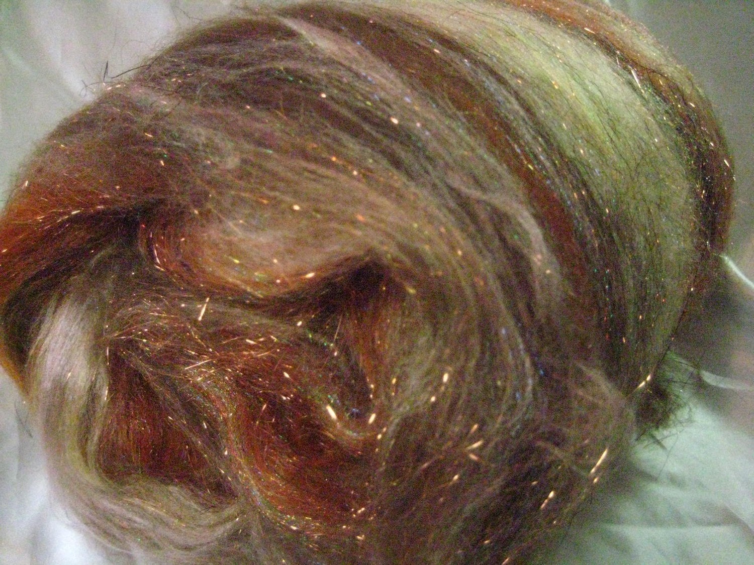 BOUNTIFUL HARVEST - 3 oz merino / bamboo /  firestar / angelina