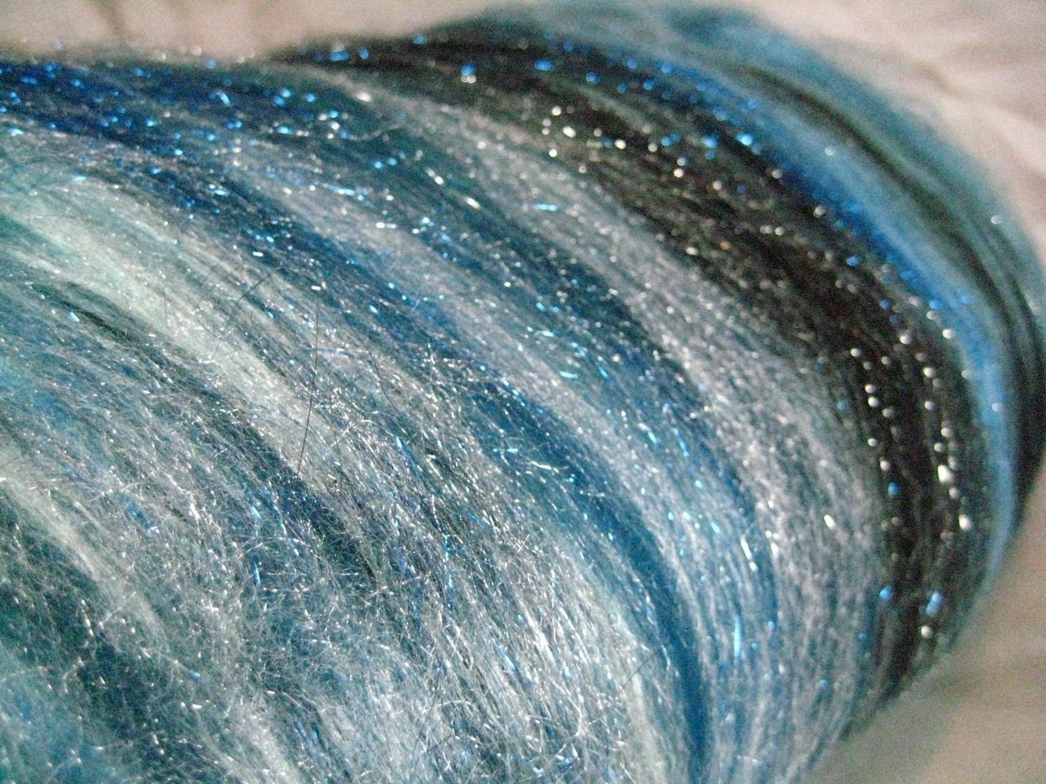 STARLIGHT STARBRIGHT II - 3 oz merino / bamboo /  firestar / angelina
