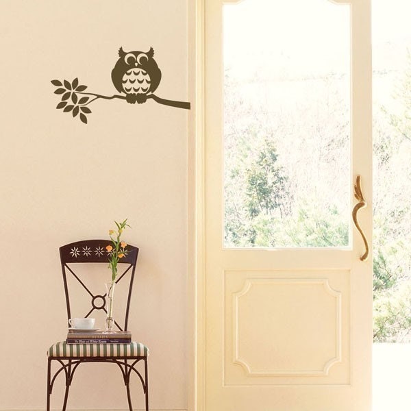Big Owl Vinyl Decal
