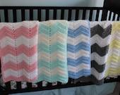 Chevron Baby Blanket - Custom Colors