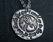 Earth Necklace-I would go to the ends of the Earth for you.