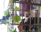 AlteRed aRt ThE RaVeN EdGaR A. PoE GilDeD CaGe OOAK