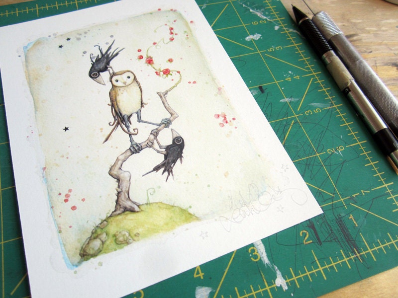 Giclee print: Jack and Jack (5" x 7")
