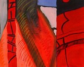 Sunflower Series Abstract ACEO No. 3