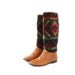 size 7.5 brown leather southwestern boots