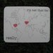 it's not that far really world edition custom postcard
