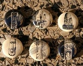 exotica tiki pinback buttons