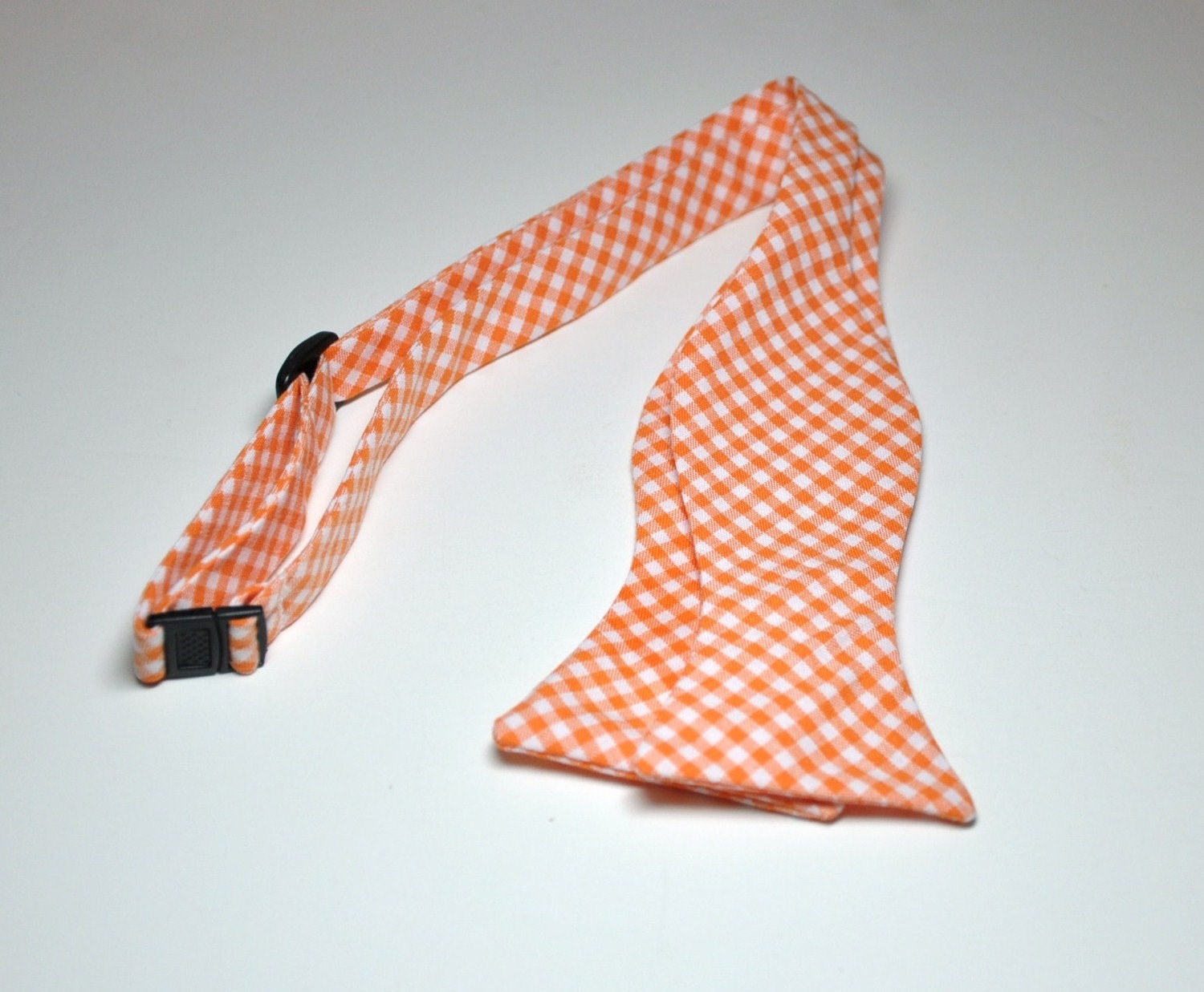 Freestyle Bowtie for Men Orange Gingham LOTS of COLORS AVAILABLE